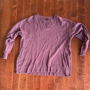 Aerie Purple Knit Sweater